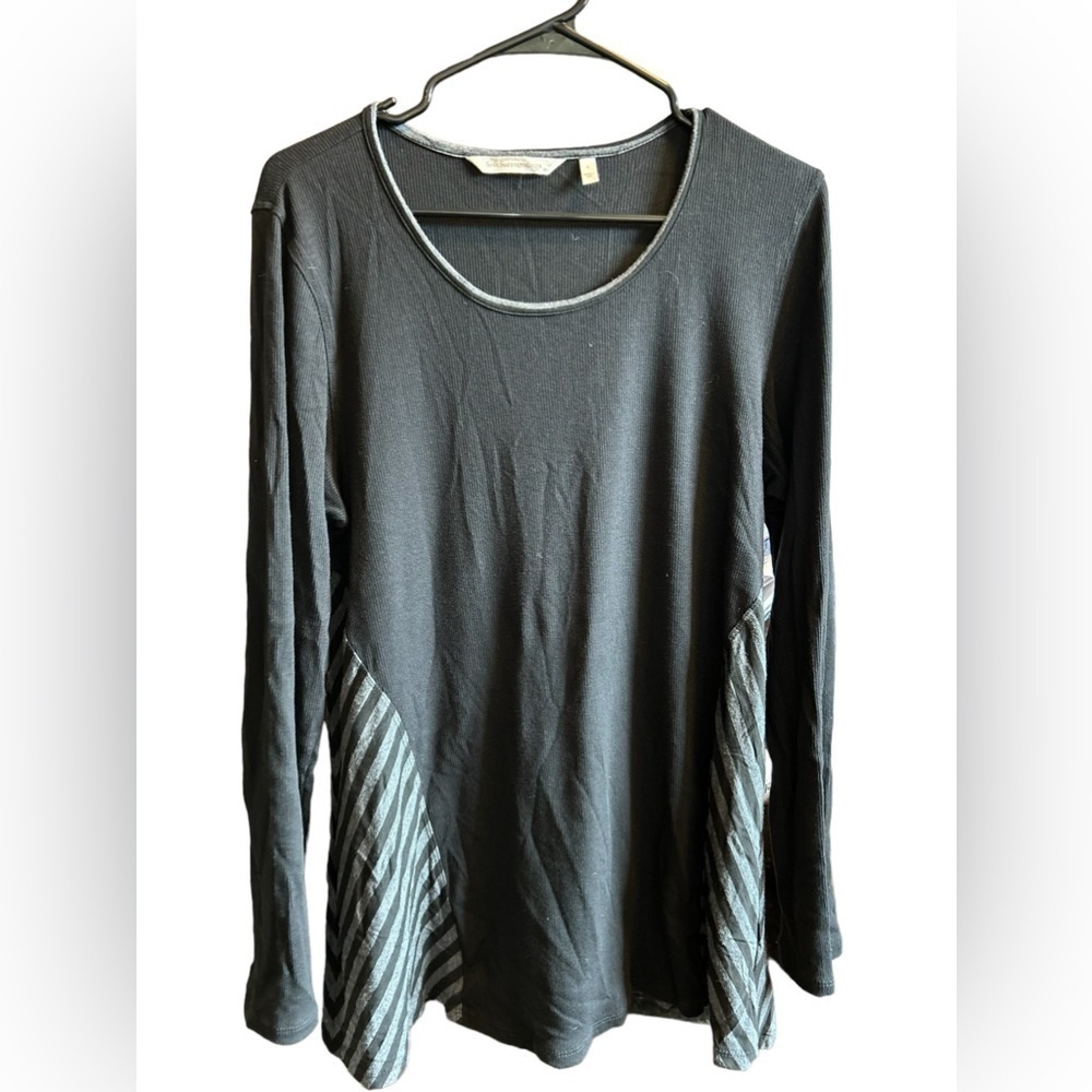 Soft Surroundings Black Top - Size Large